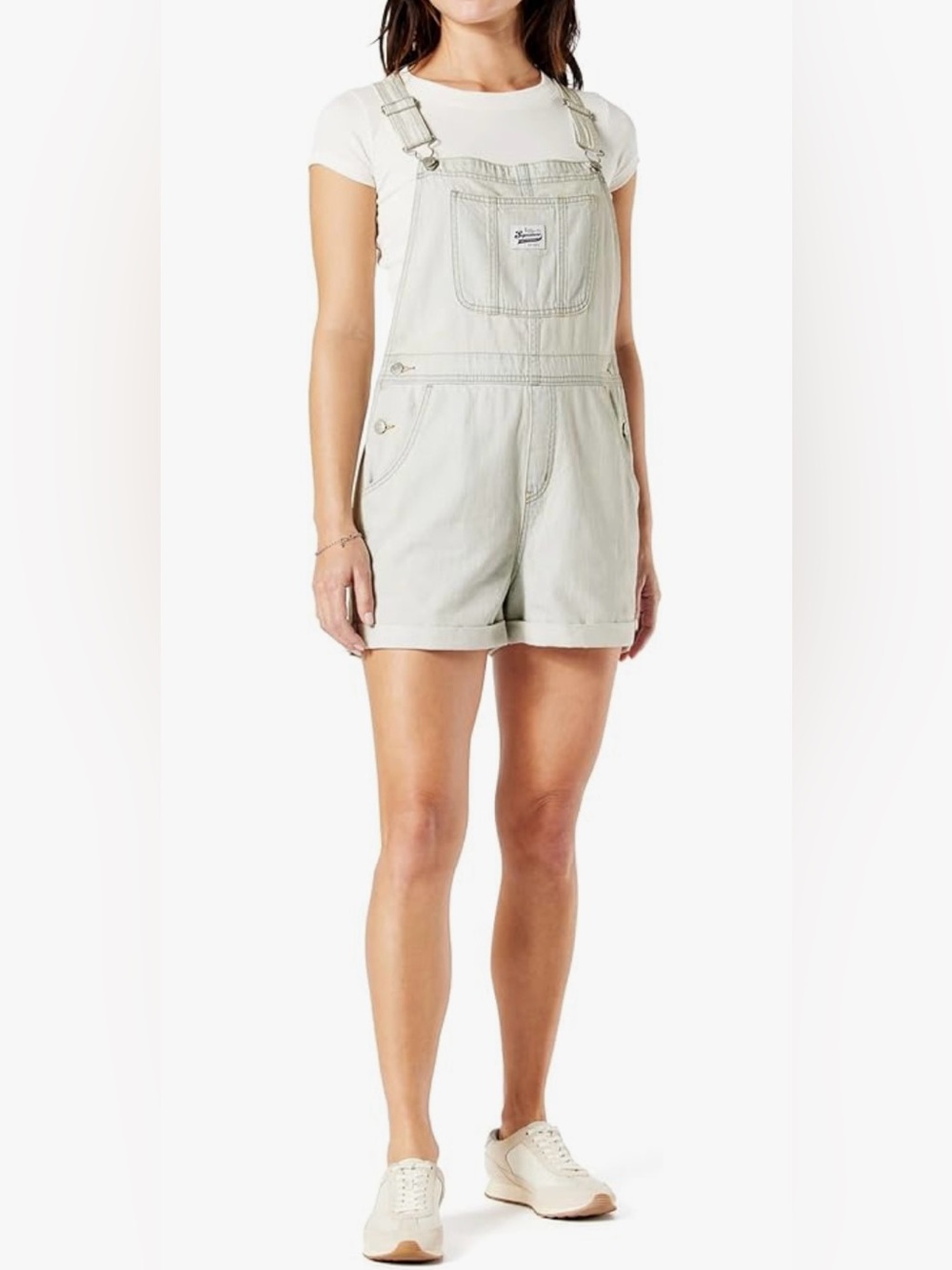 New Levi Strauss Signature Heritage Shortalls Overalls In Light Denim Size XL